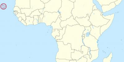 佛得角非洲地图